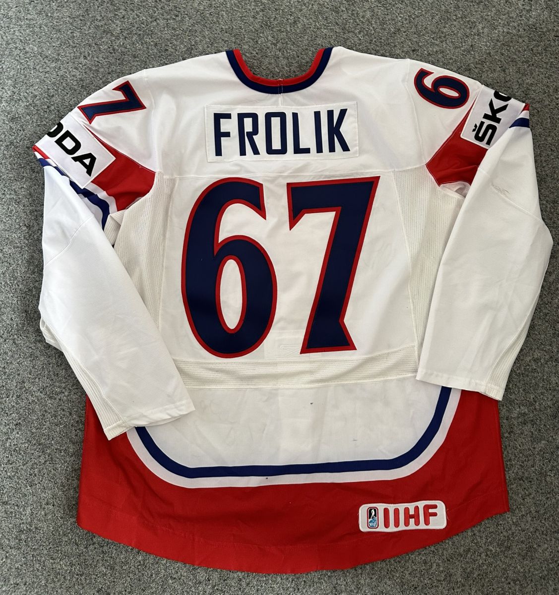 Originální hraný dres Frolíka z MS 2012 fotka