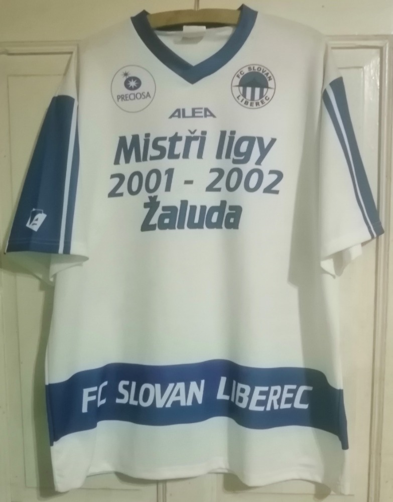 Mistrovský dres FC Slovan Liberec ze sezóny 2001/02 fotka