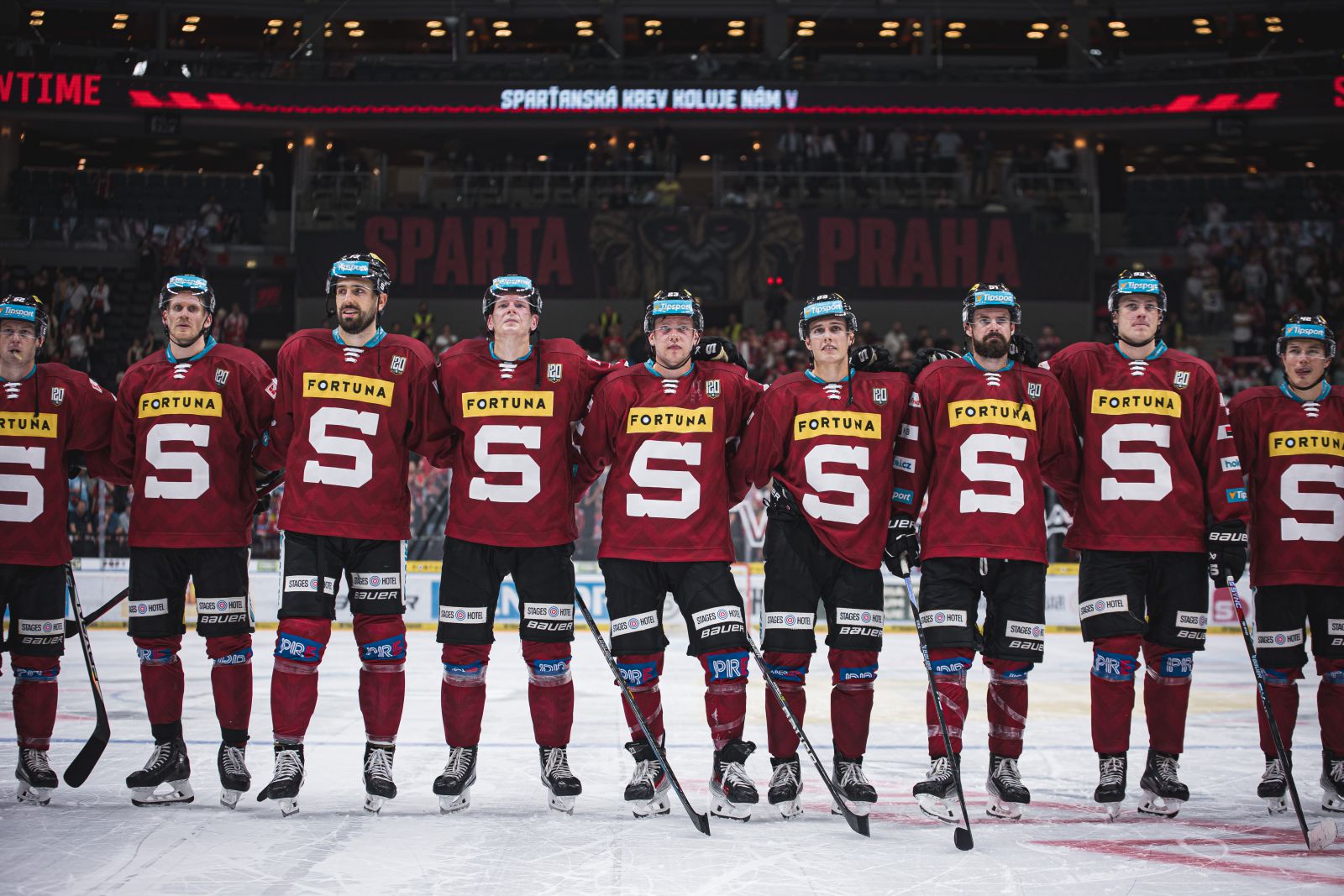 Originální dresy HC Sparta Praha z bronzové sezóny 2023/24 fotka