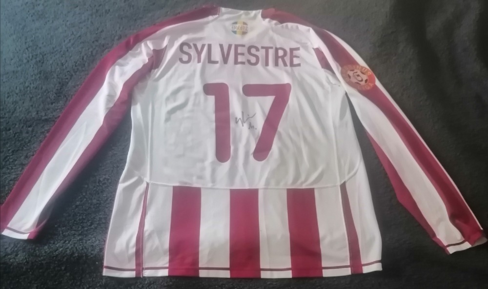 Originální hraný zápasový dres Sylvestreho z AC Sparta Praha photo
