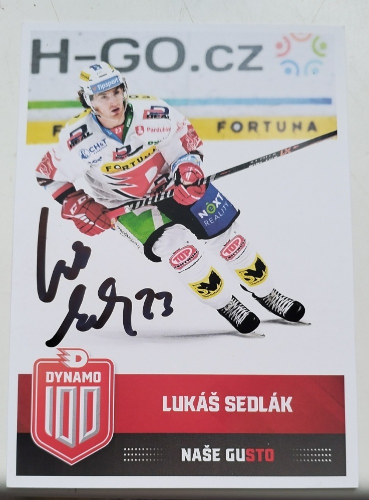 Originální podepsaná karta Lukáše Sedláka fotka