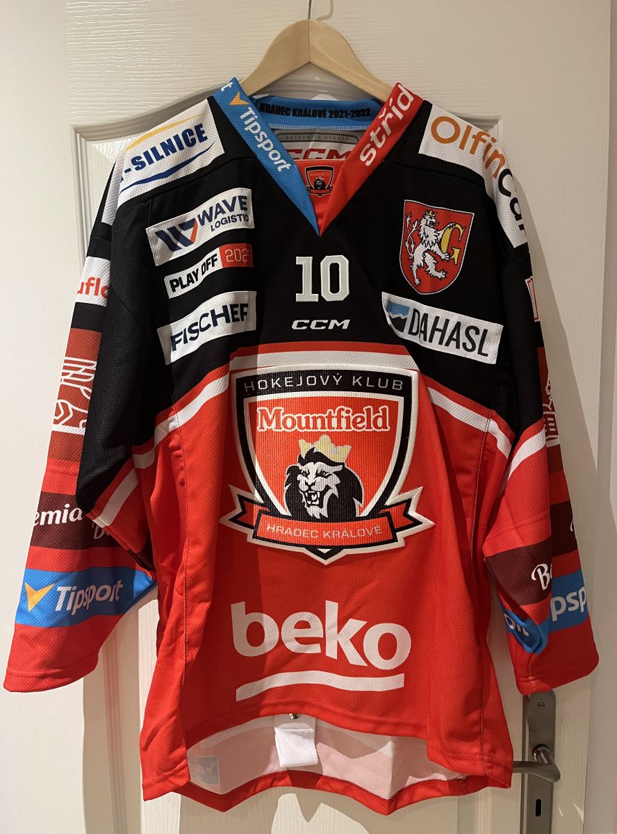 Originální dres Gaspara z Mountfield HK ze sezony 2021/22 photo