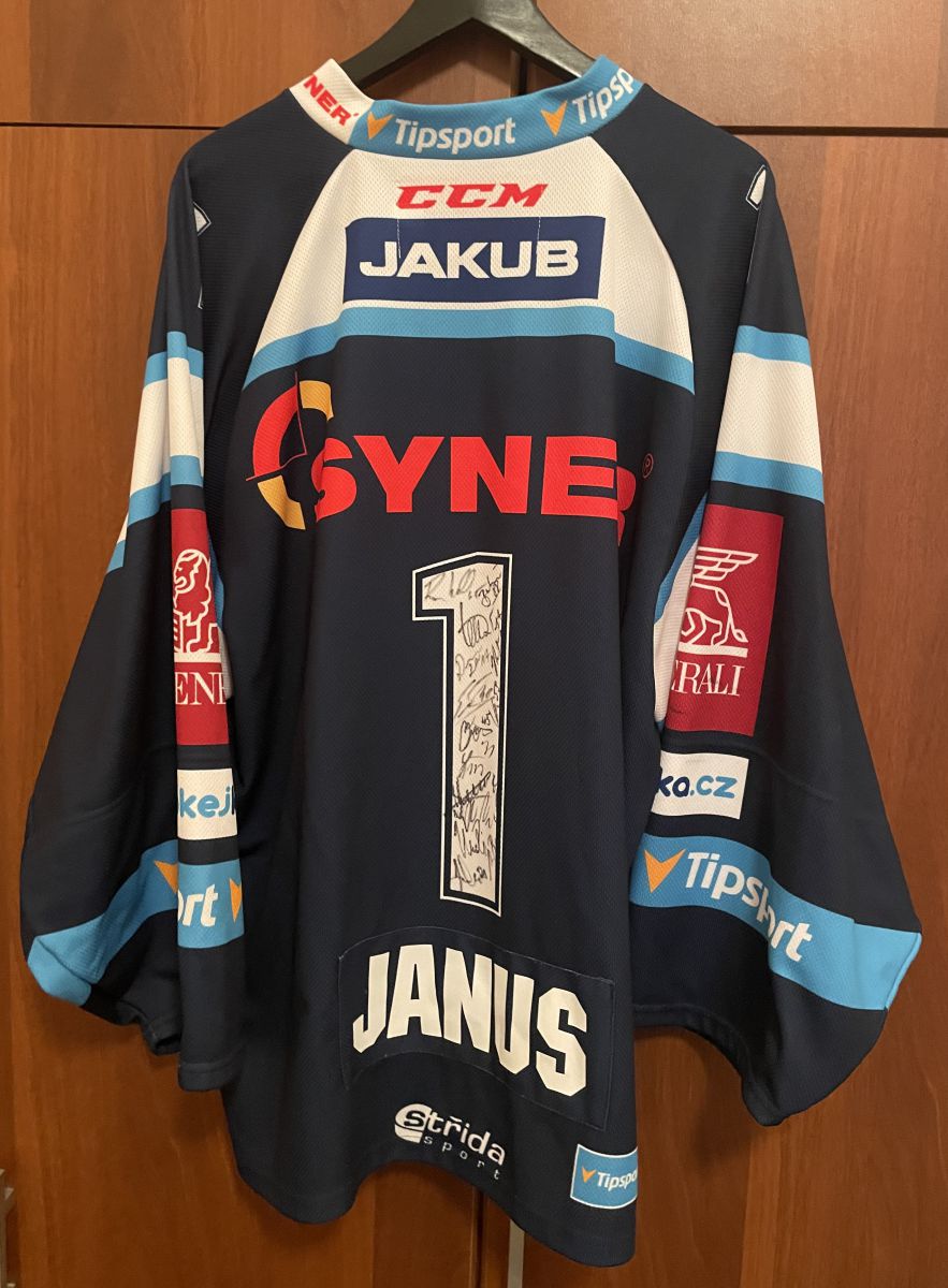 Originální hraný dres Januse z Bílých Tygrů Liberec fotka