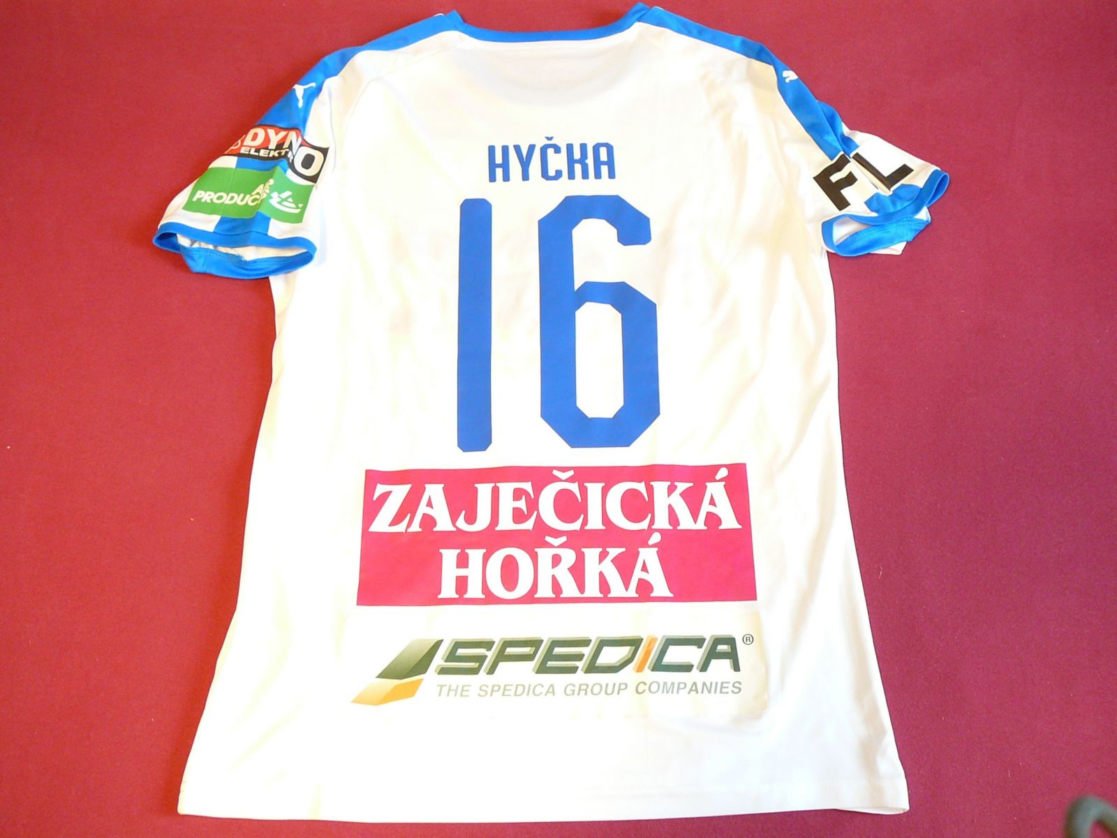 Originál hraný dres Hyčky z FK Teplice fotka