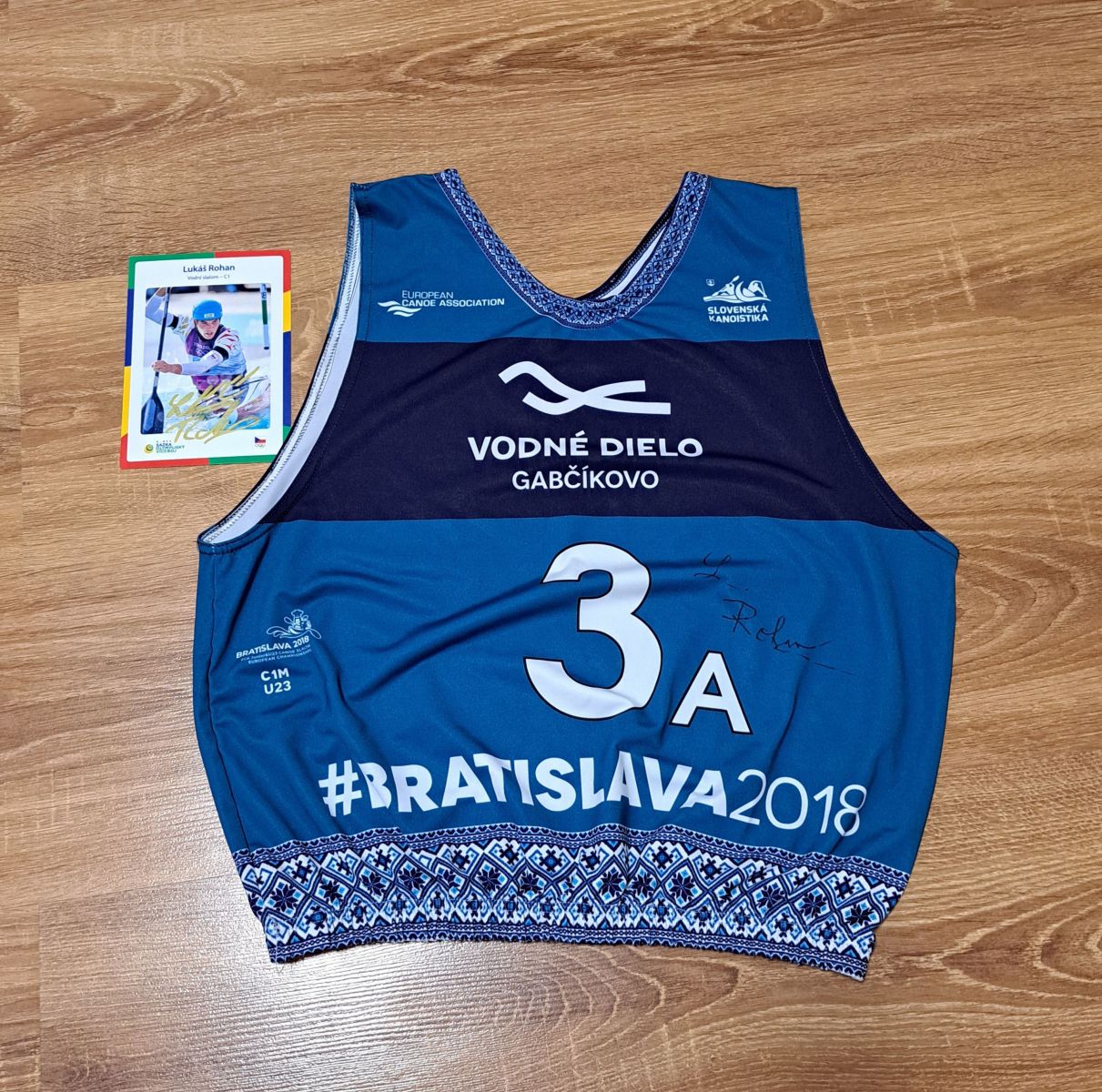 Startovní číslo stříbrného olympionika Lukáše Rohana photo
