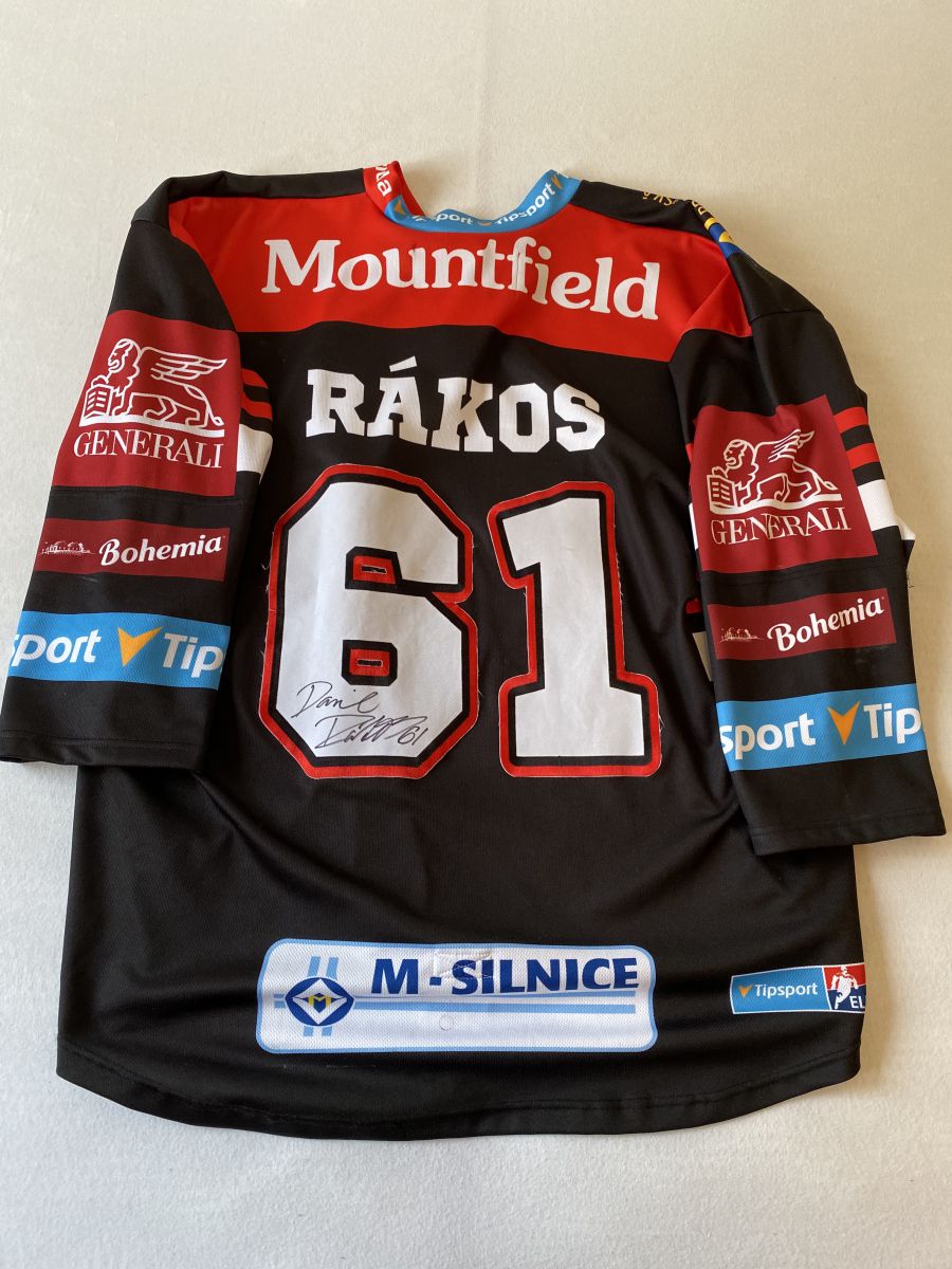 Originální hraný dres Rákose z Mountfieldu HK fotka